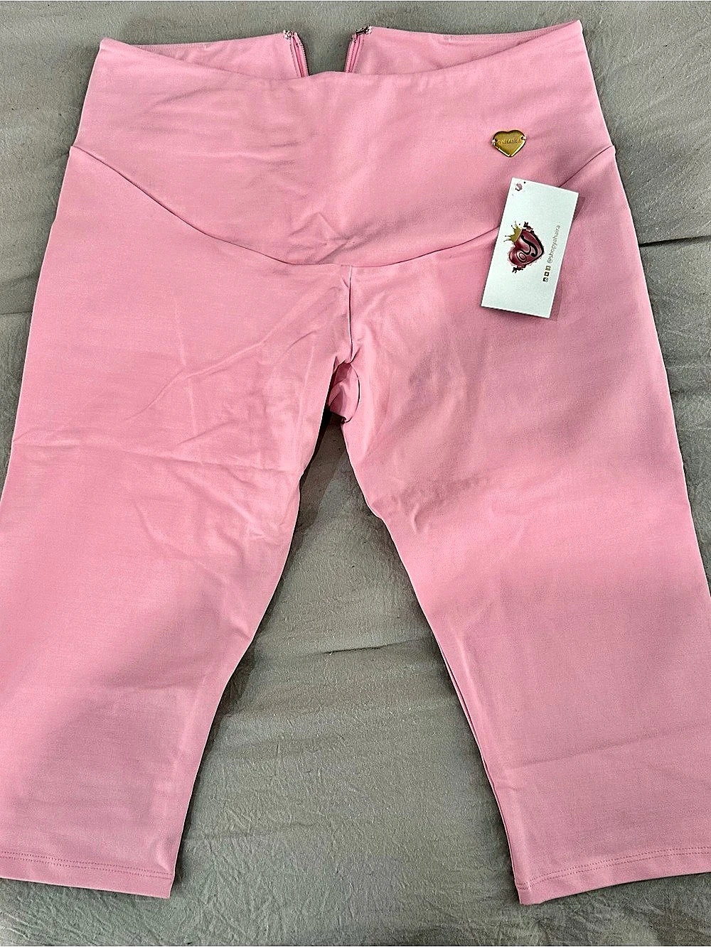 Yahaira Pink Zipper outerwear shape-wear Size Large NWT